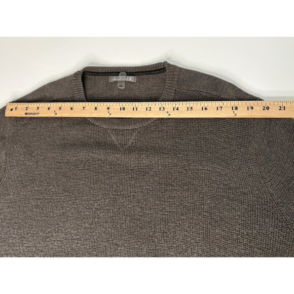 Smartwool Cheyenne Creek Crewneck Sweater Merino Wool Blend Taupe Men’s XXL - Picture 13 of 14